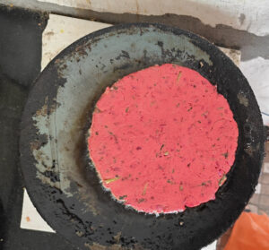 How to cook beetroot corn rotis