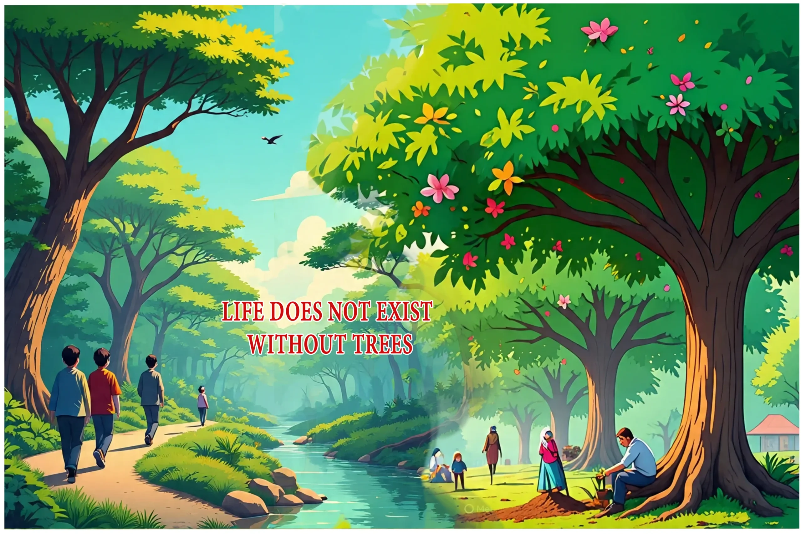 Life does not exist without trees