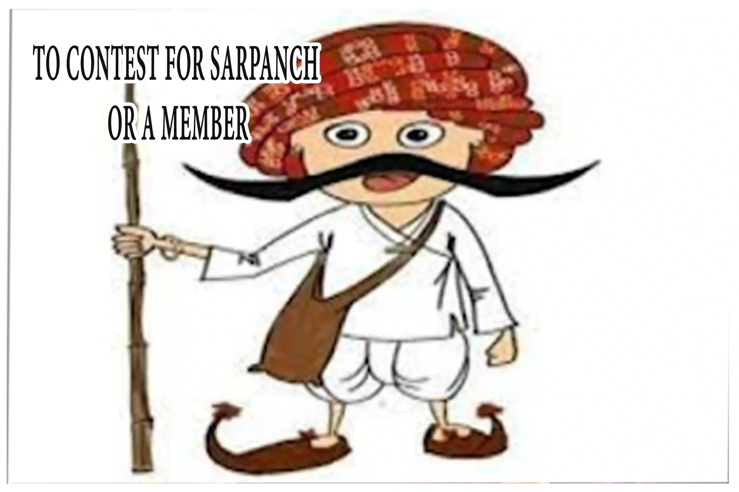 To contest Sarpanch or menber you'll need certain documents.