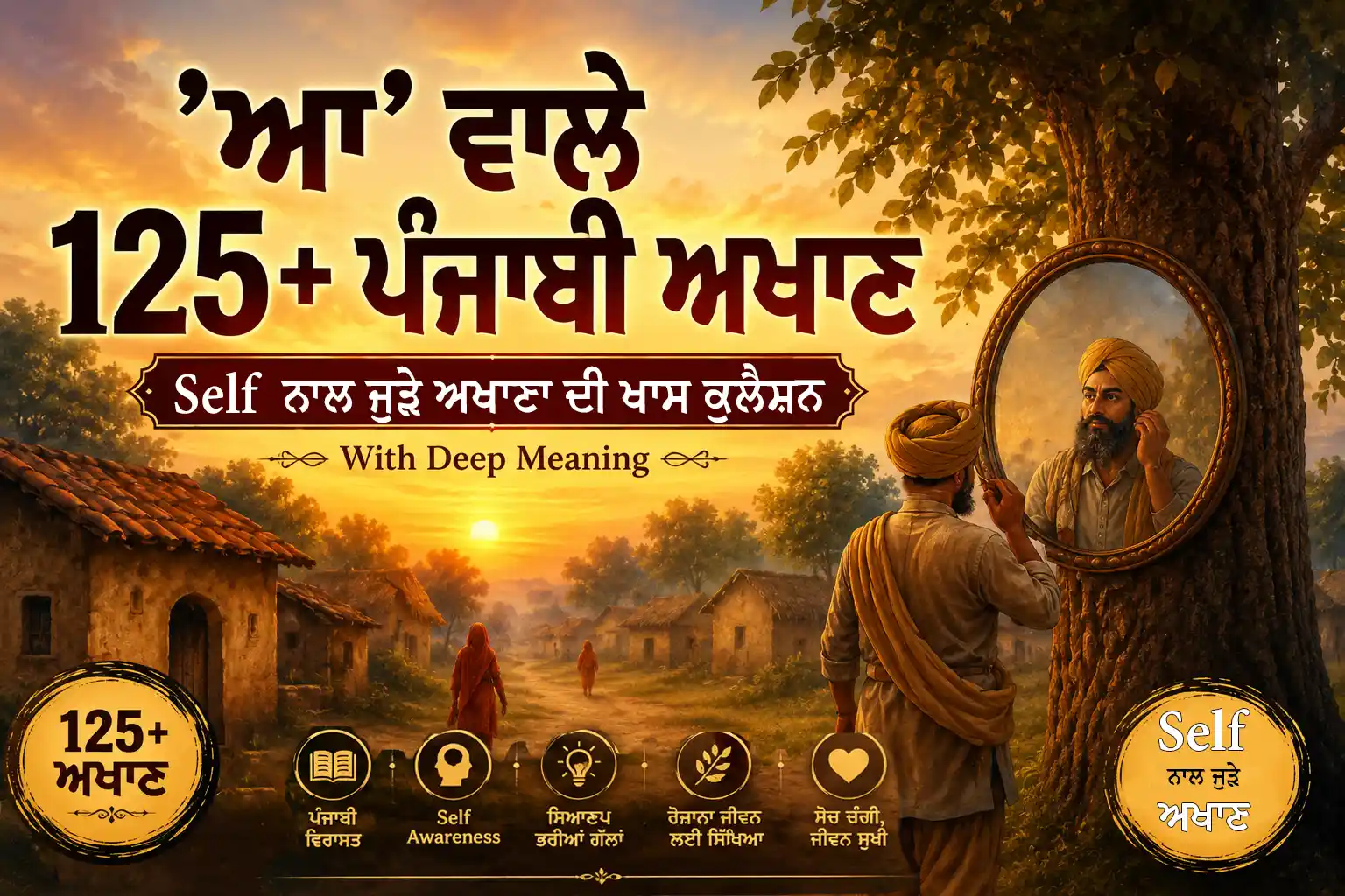 “Self-focused Punjabi Akhaan with deep meanings”